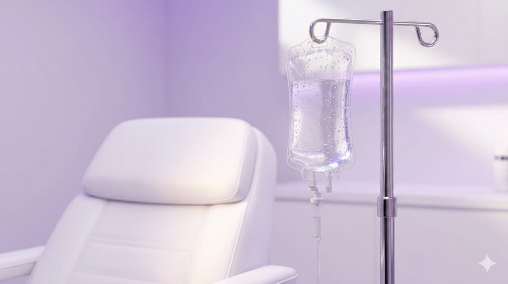 Suport IV în tratament injectabil pentru greutate